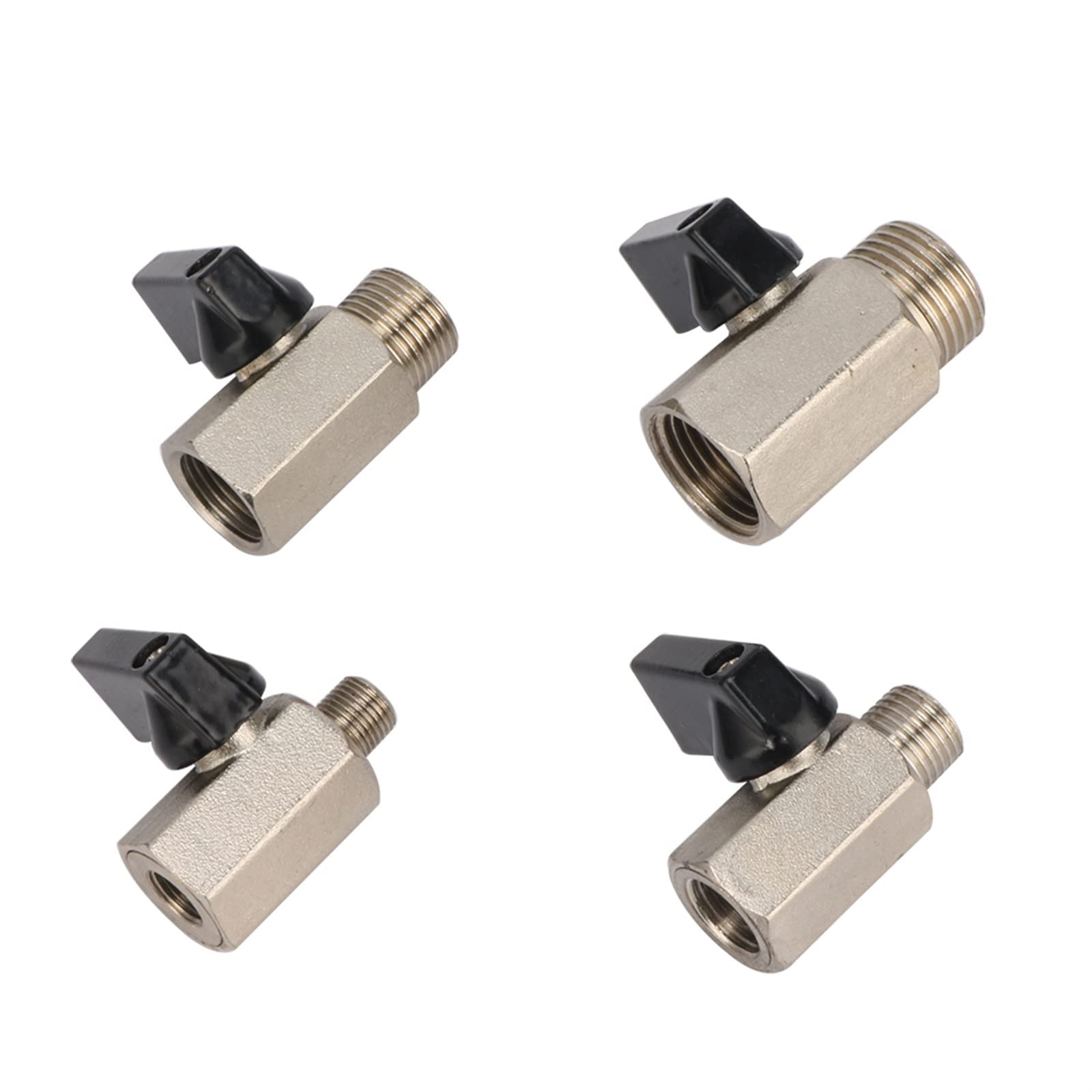 Buy PROPFE Sink Shut Off Valve, Threaded Mini Brass Ball Valve Male To Female Air Compressor