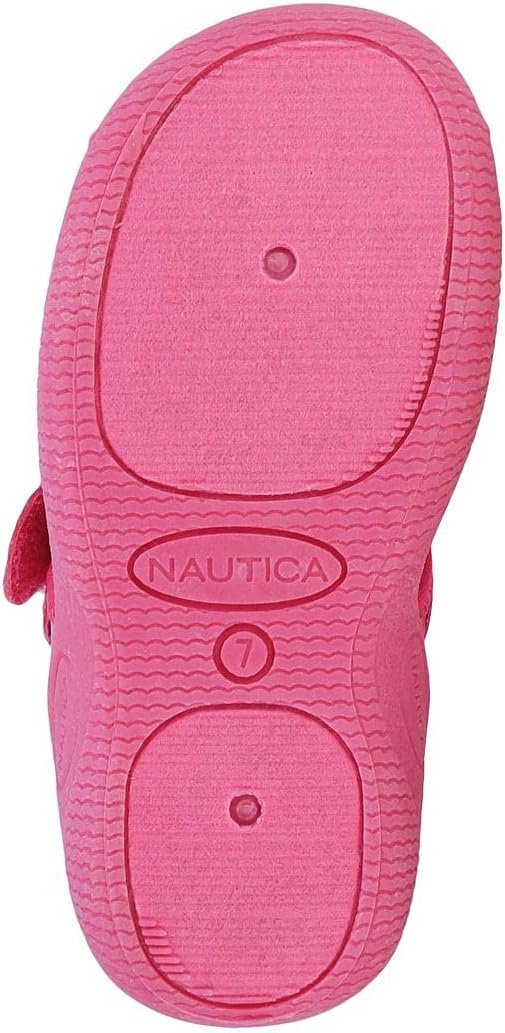 Nautica Kids Protective Water Shoe,Closed-Toe Sport Sandal For Boys and Girls-Kettle Gulf-Pink Blue Tie Dye Size-10