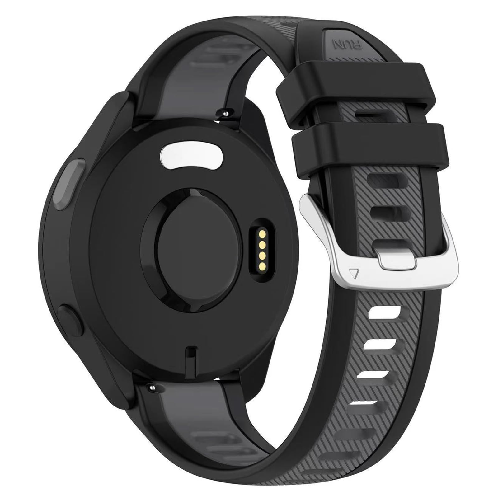 Silicone Watch Bands Compatible with Garmin Forerunner 165, Soft Narrow Sport Strap for Garmin Forerunner 165 Music-image-11