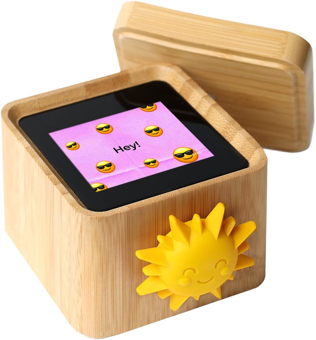 LoveboxGood Vibes | Love Note Messenger | Meaningful Gift for Friends, Mom, Dad, Wife, Husband, Grandma, Grandpa, Kids, Couple Gift, Long Distance Relationship Gift USA Plug