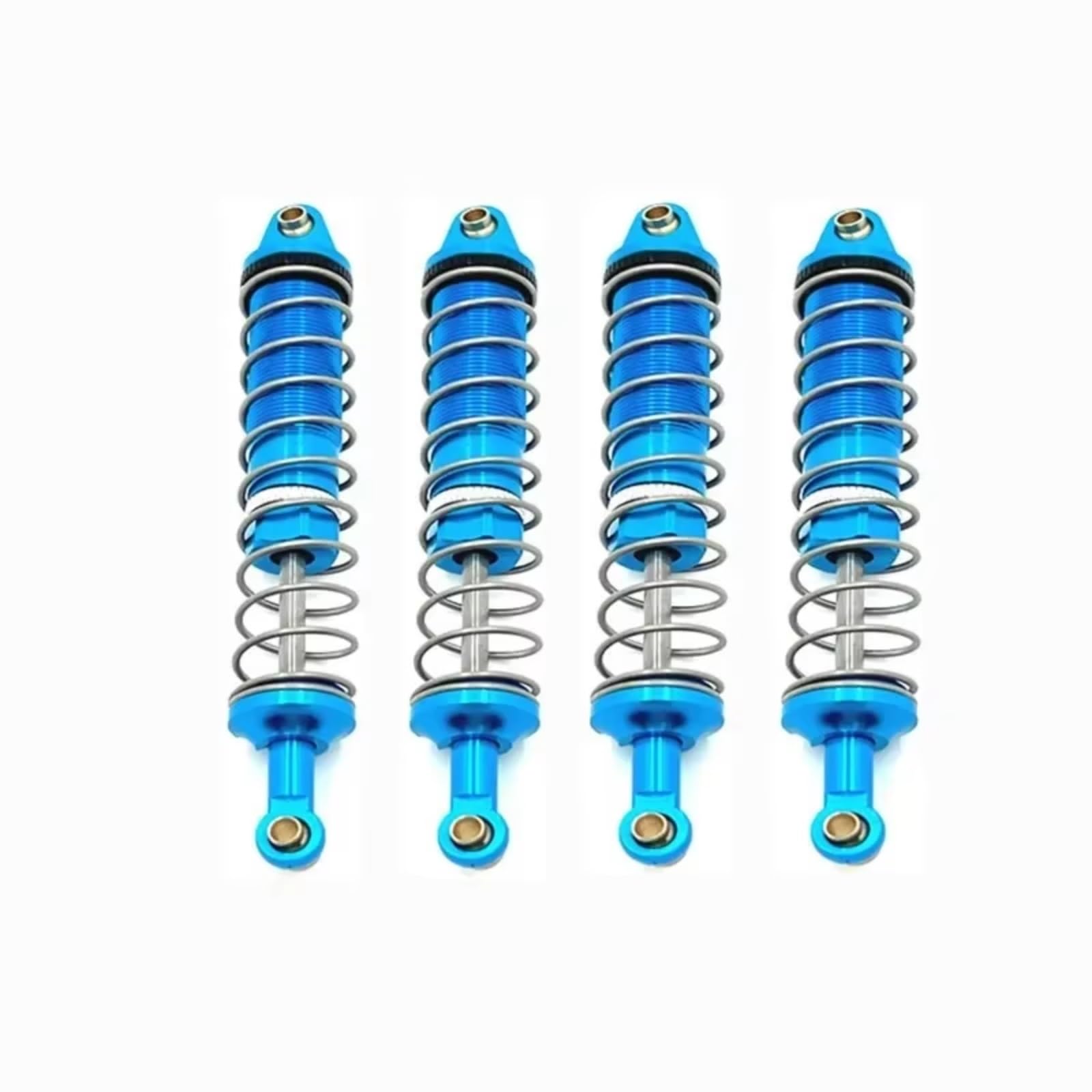 Rc Upgrade StoßDäMp Für UD1201 UD1202 UD-12PRO 1/12 RC Auto Upgrade Teile Zubehör 4 Stück Metall Öl Stoßdämpfer Dämpfer(Blue)