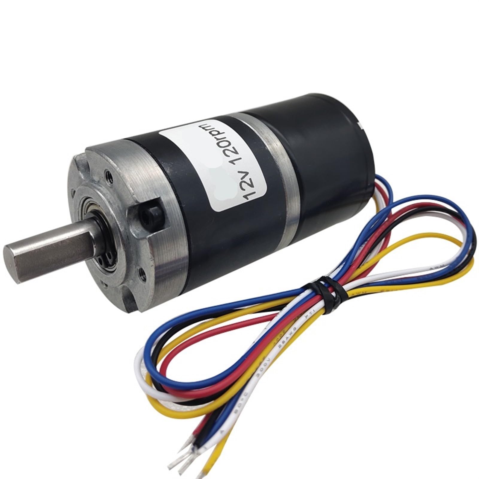 JJHQOKYNA DC Brushless Planetary Geared Motor 12V 24 High Torque Low Speed Reversible Adjustable Built-in Drive(Shaft Diameter 8MM,12v 120rpm 5kgf.cm)