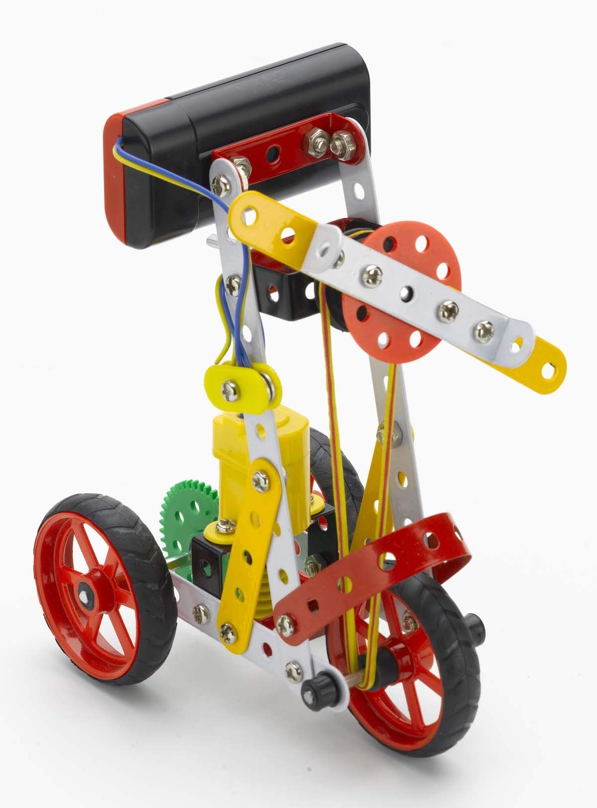 mechanix robotix - 1, made in india for 8 plus years of kids, can make working model from it- Multi color - Image 4 thumbnail