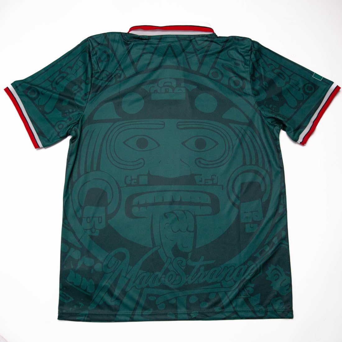 Madstrange Mexico Retro 1998 Home Green Soccer Jersey Calendario