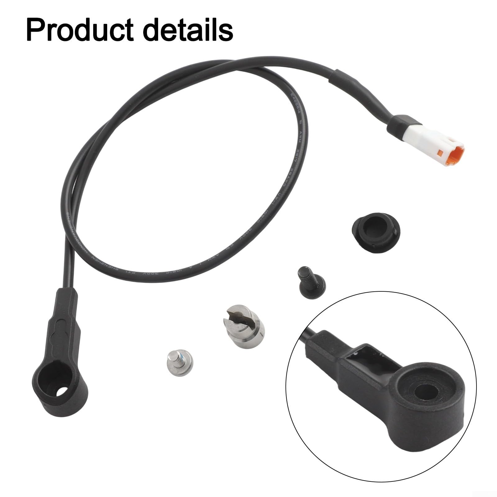 Sensore di velocità per bici elettriche compatibile con motori BAFANG M420 M400 M620 G510 M300 utilizzando cavo sensore di protocollo CAN a 4 pin per dati di velocità del motore