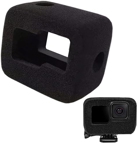 ZLMC Funda de espuma Windslayer para GoPro Hero 11 10 9 cámara negra reducción de ruido esponja para silenciador de video accesorios para grabación