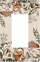 Vista 304 de Placa de pared dúplex de receptáculo de dispositivo de 1 gang de madera envejecida blanca gris con veta de tablón, cubierta de enchufe eléctrico