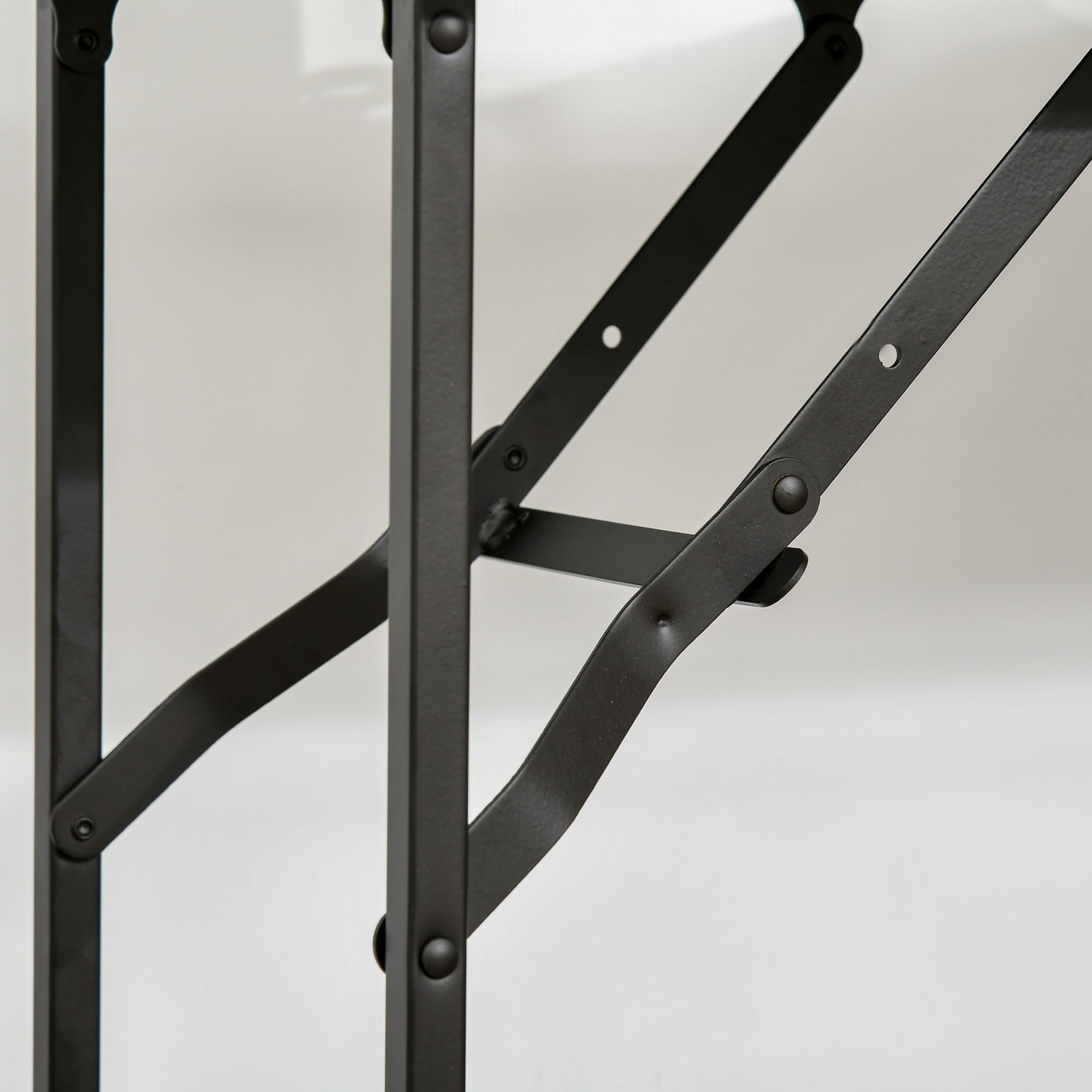 HOMCOM Carro de Cocina con Ruedas 118x36,5x82 cm Marrón Rústico Multiusos