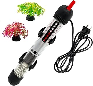 Fish Tank Aquarium Heater - Submersible Thermostat Adjustable Temperature Heater for Saltwater & Freshwater 25W