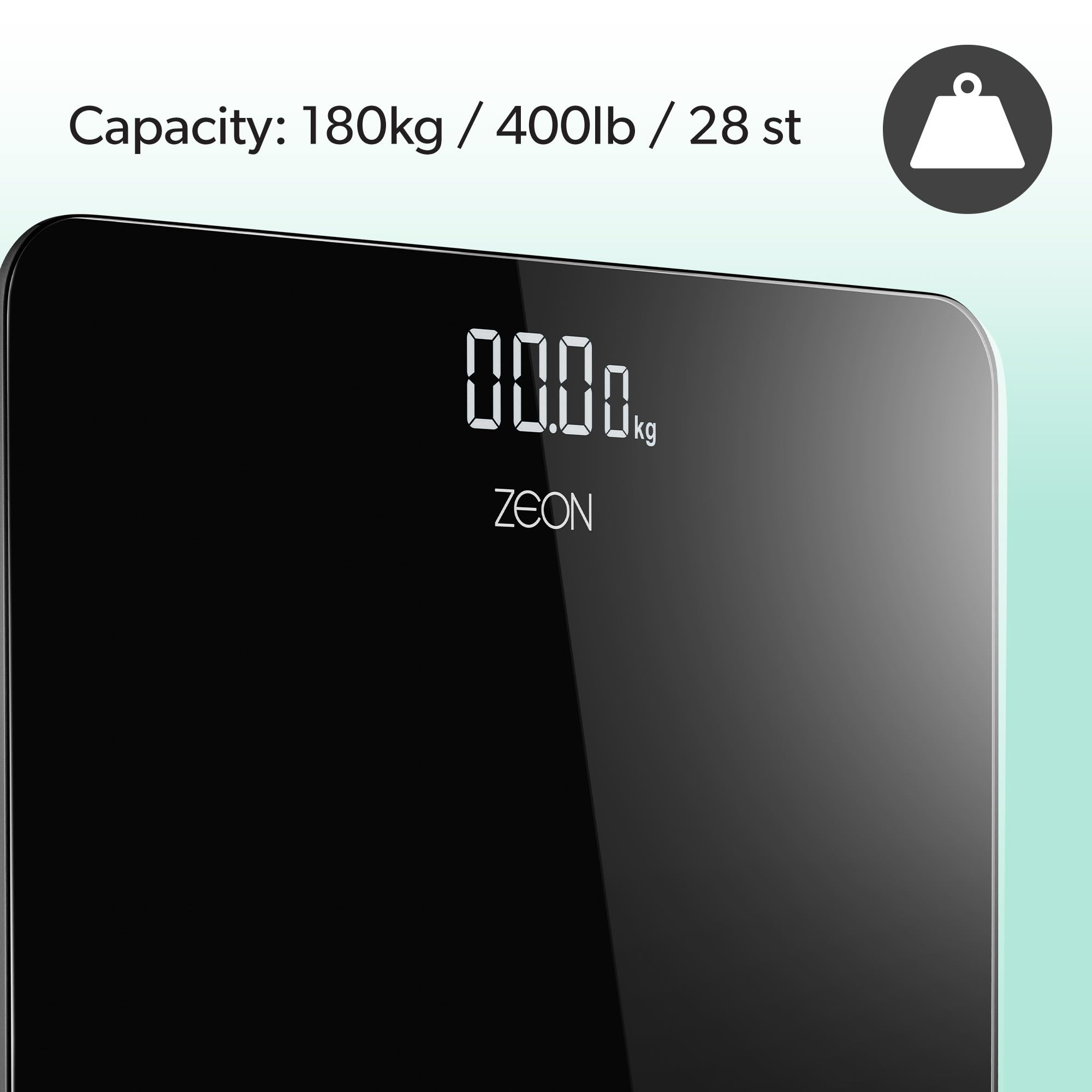Bilancia pesapersone vetro S26217 display digitale e antiscivolo