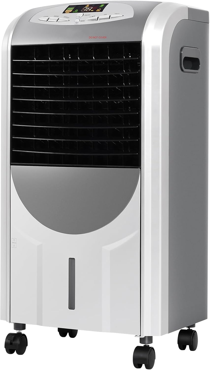 ARLIME 4-IN-1 Evaporative Air Cooler, Heater and Humidifier Combo, 3 Wind Speeds, 4 Modes, 8H Timer, 1.85 Gal Water Tank and 2 Ice Packs, Prefect for Bedroom Living Room Office Garage