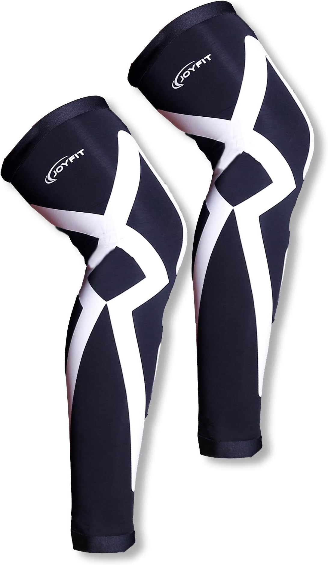 Calf Compression Sleeve- Leg Compression Socks, for Pain Relief, Muscle Swelling, Basketball, Football, Badminton, Running, Gym Exercise, Cycling (Pair) (Small)