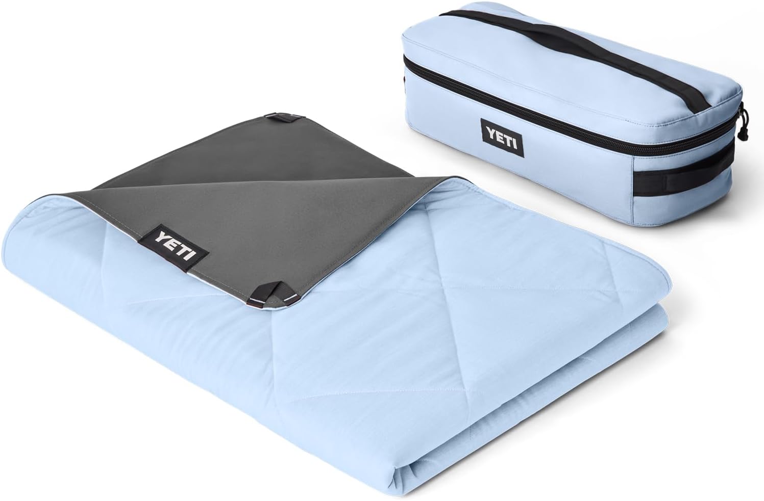 YETI Lowlands Blanket, Multi-Use Blanket with Travel Bag, Big Sky Blue