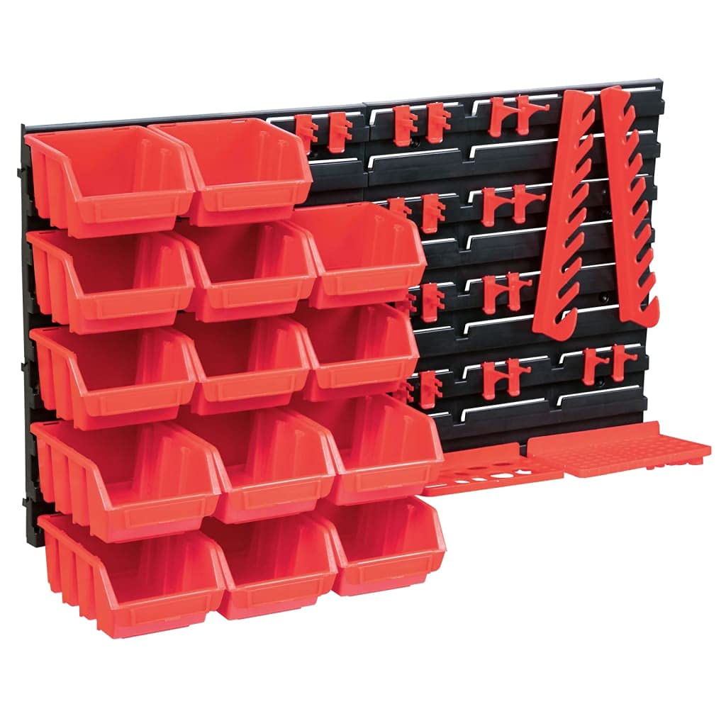 Buy 39 Piece Storage Bin Kit, Garage DIY Bin Storage Panel Shelves