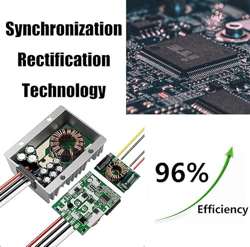 Miniatura 3 de Convertidor CC 12V 24V a CC 5V 5A Convertidor de CC Reductor de Voltaje Regulador Reductor de Voltaje Reductor de Alimentación Fuente de