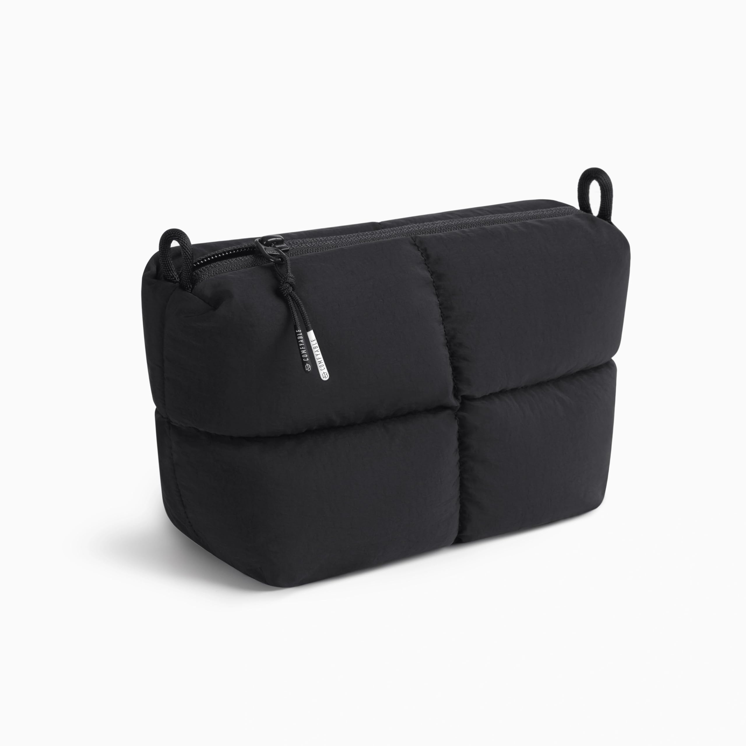 Comfyable Puffy Electronics, custodia da viaggio per accessori tecnologici per donne e uomini, custodia per cavi, caricabatterie, telefono, power bank, cavo, custodia compatta per accessori