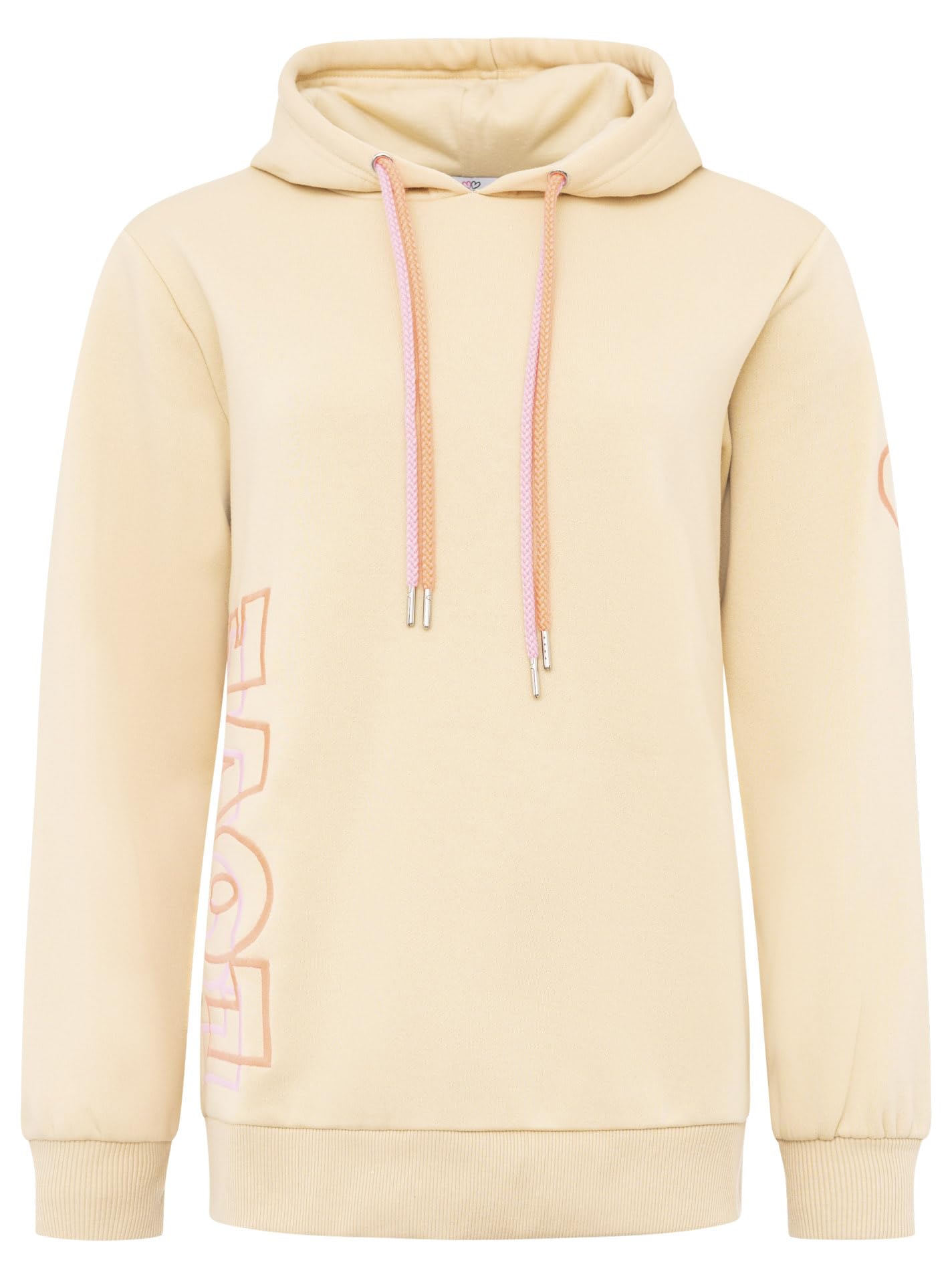 Zwillingsherz Damen Hoodie mit Kapuze – Kuscheliger Oversize Kapuzenpullover – Weicher Sweatshirt Pullover für Frauen Aufdruck – Stylischer Look für Frühling, Herbst & Winter – Loungewear Mode Love