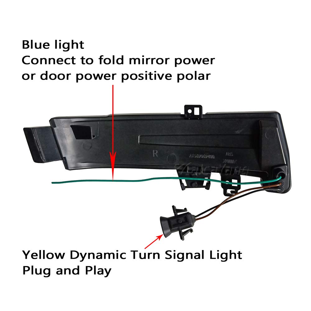 Dinamici giallo blu LED indicatori di direzione per A B E C CLA GLA GLK S CLS Class W176 W246 W212 W204 C117 X156 X204 W221 W218