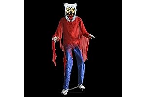 7.3Ft Animated Halloween Werewolf Decorations Outdoor