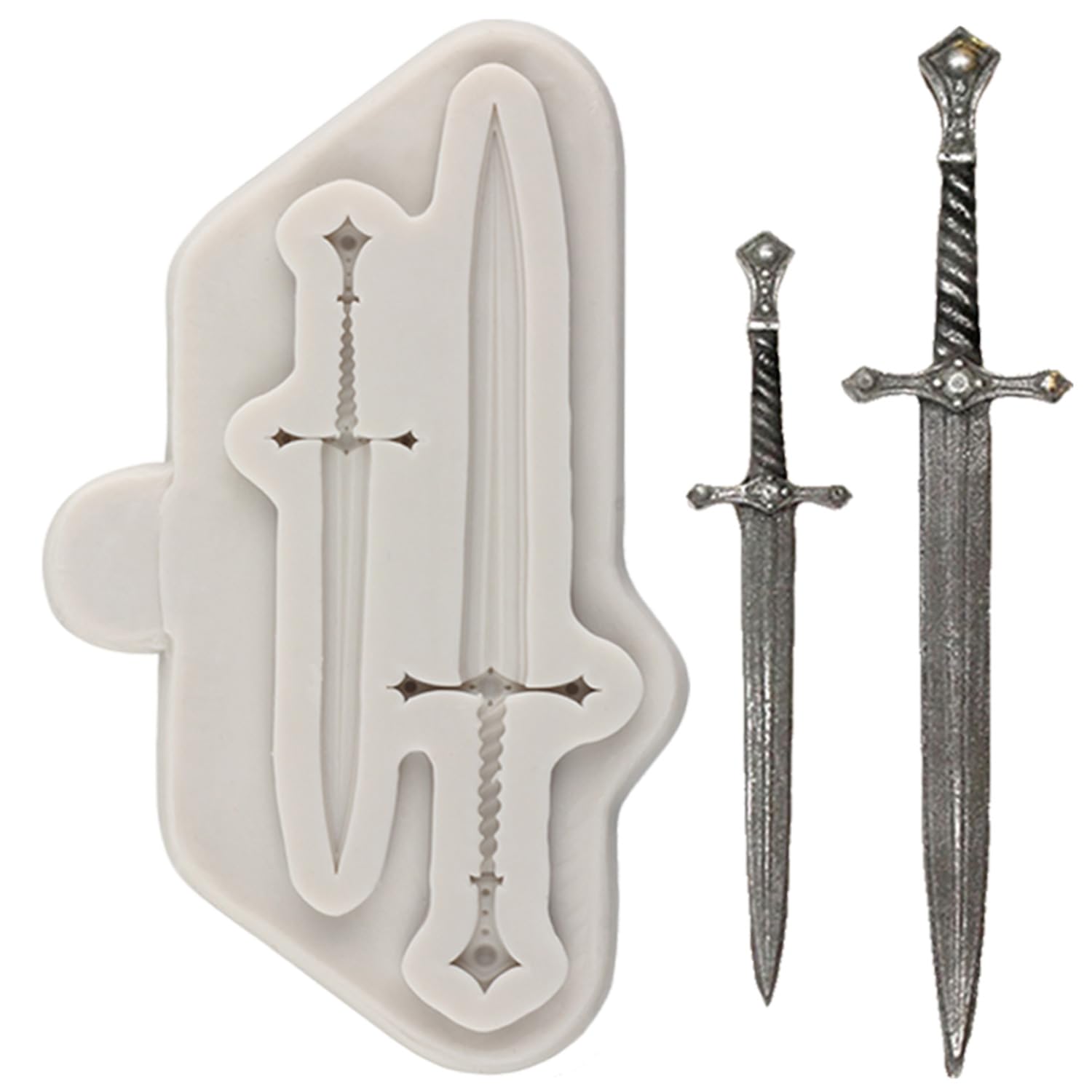 MINFEIDMS Swords Silicone Fondant Mould