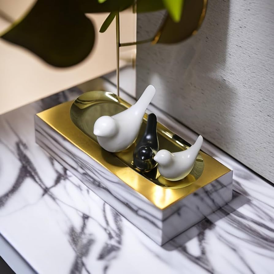 Amazon.co.jp: 北欧ホームデコレーション セラミックバード 鳩 大小2個