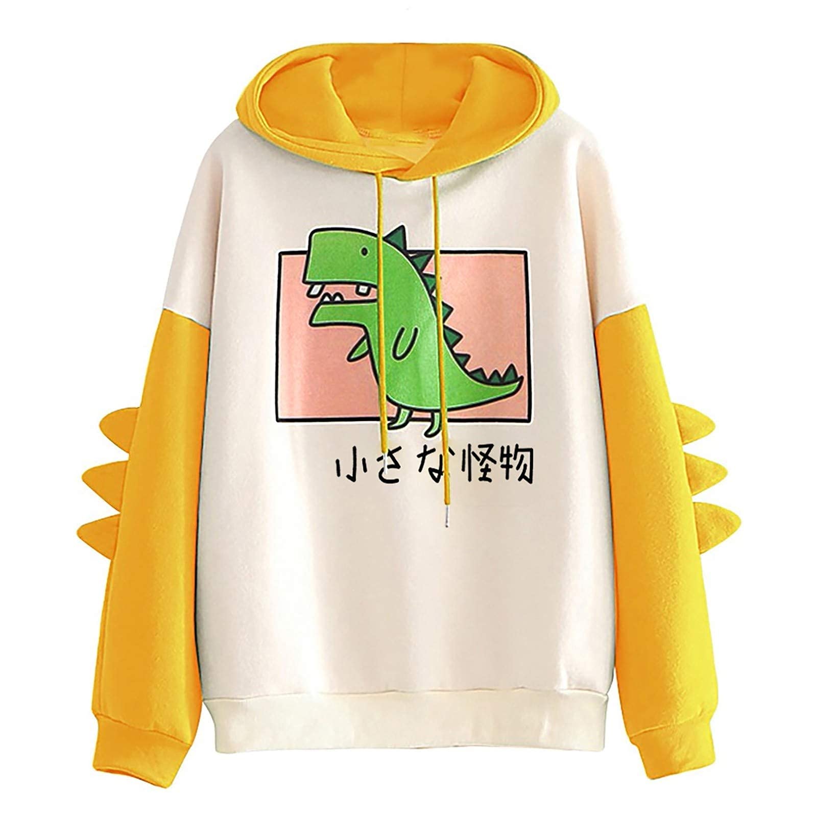 Felpa con cappuccio Kawaii Dino - Kawaii Fashion Shop | Carino asiatico