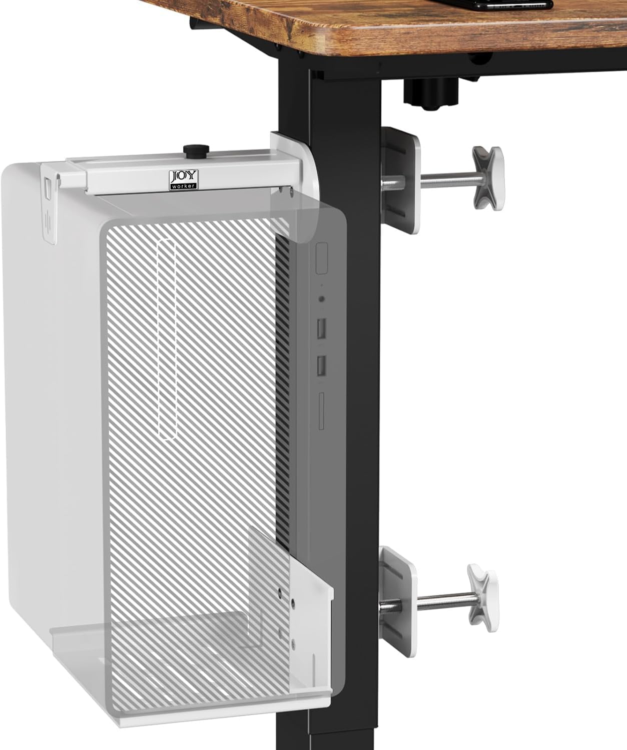 Amazon.co.jp: JOY worker クランプオンデスクレッグPCマウント ドリル
