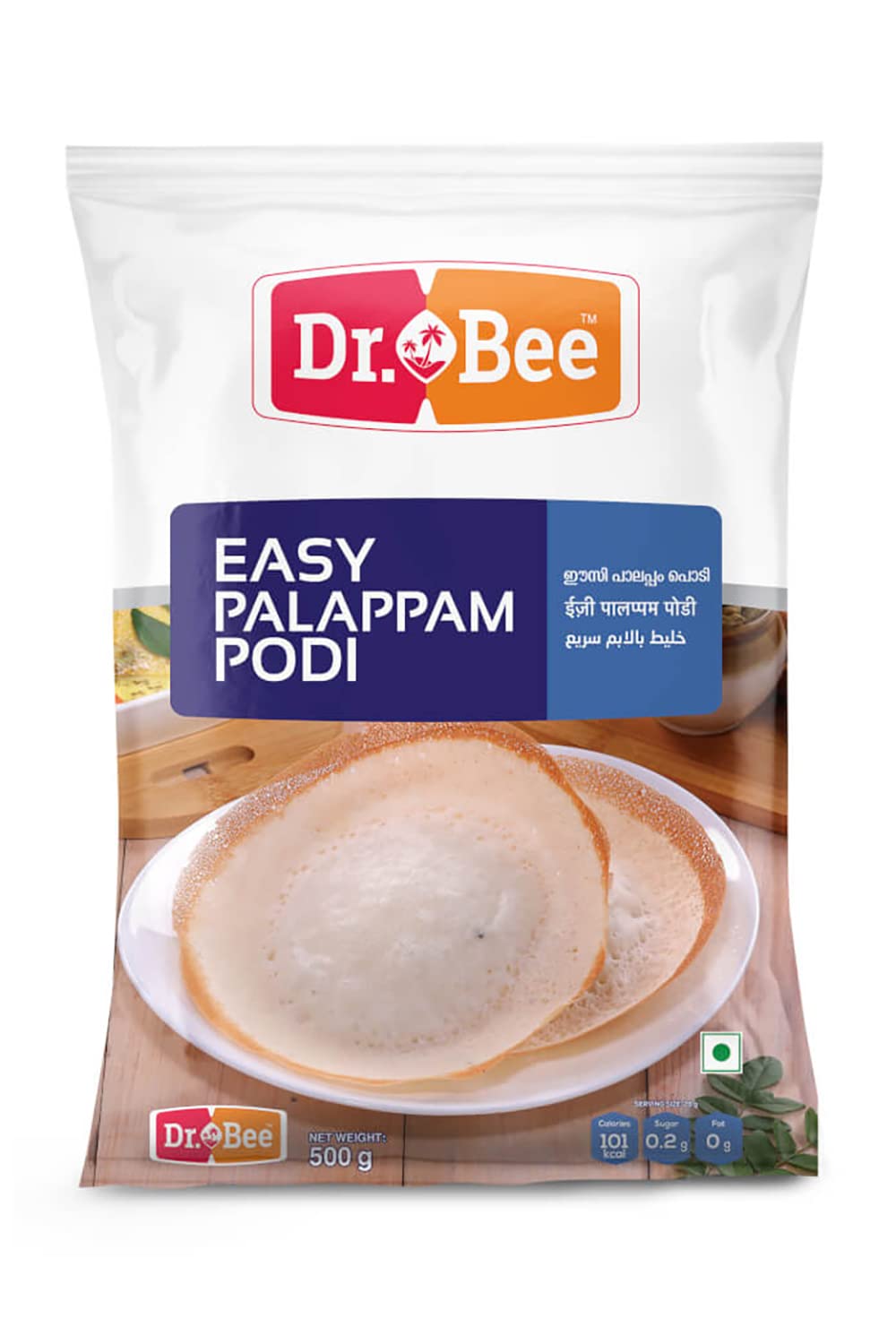Dr.Bee Easy Palappam | 500 Grams | ഈസി പാലപ്പം | आसान पलप्पम (B0B67F1K74) Amazon Price History, Amazon Price Tracker