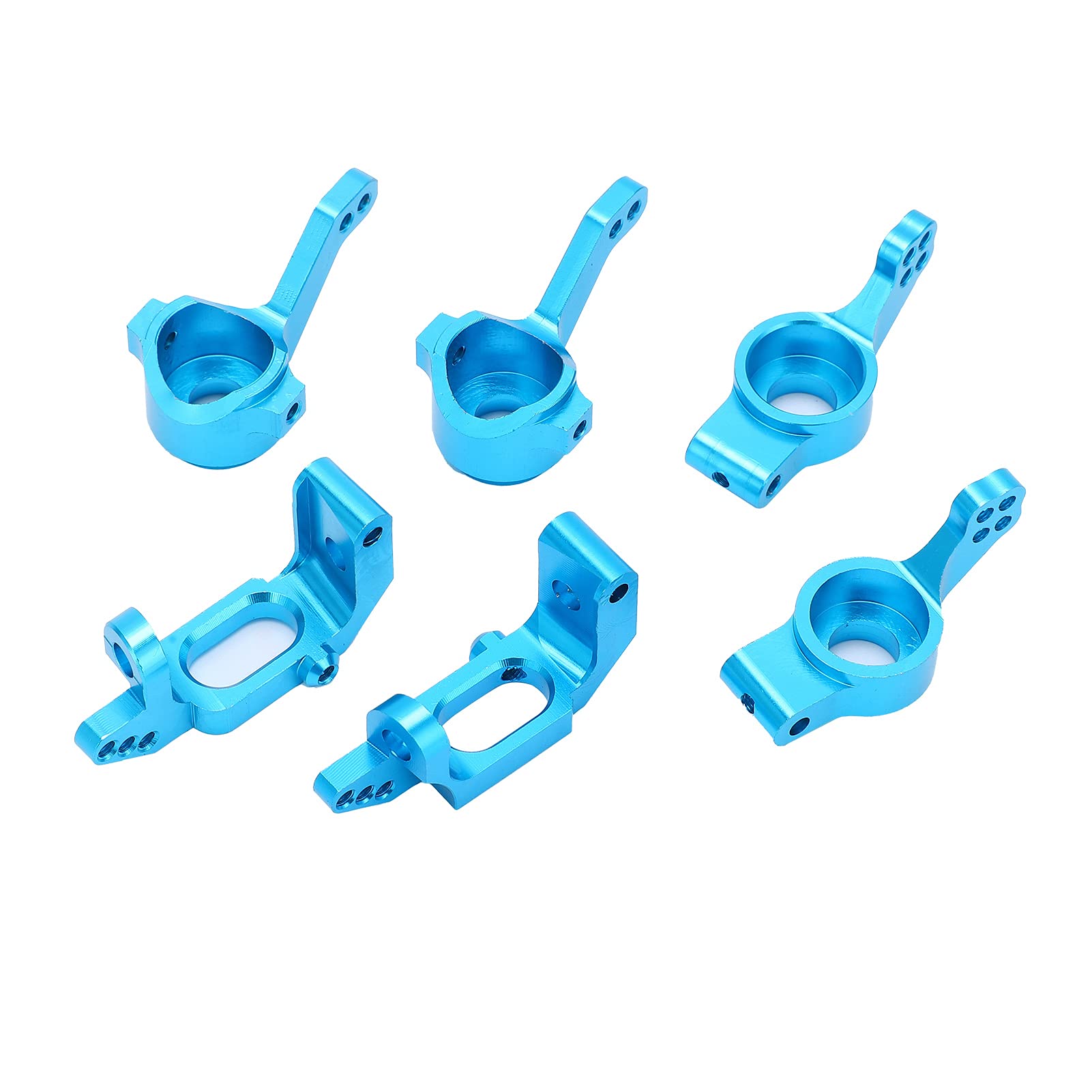 HUIOP Bearing Steering Hub Mount Set, Strong and Corrosion Resistant, for 1/10 HSP Upgrade Parts (Blue)