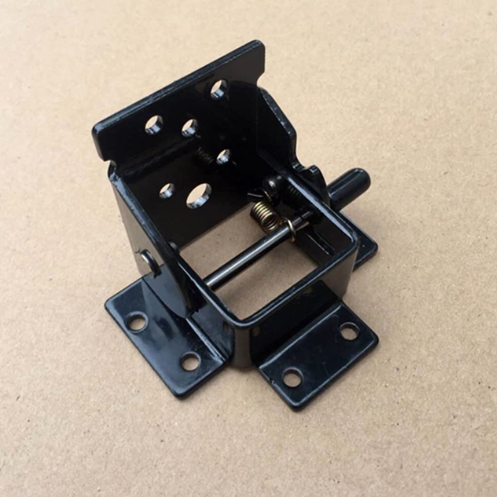 Bisagra plegable autoblocante de 90°, mesa de pozo, silla, banco, cama, mesa de centro, bisagra plegable, herrajes de hoja, accesorios for muebles, bisagras negras