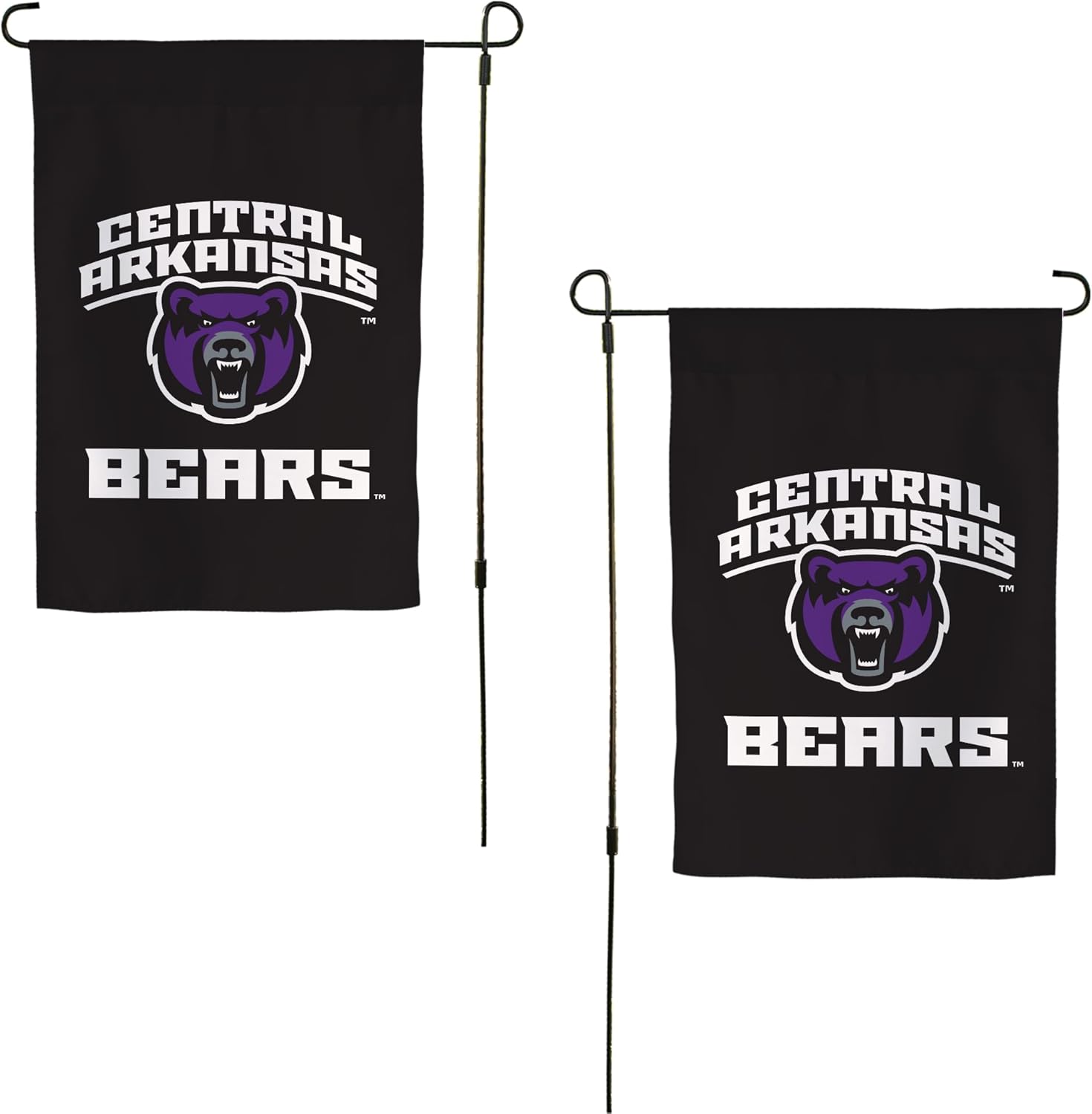 Desert Cactus University of Central Arkansas UCA Garden Flag – 19 x 12 inch Central Arkansas Bears Banner, For Outdoor Display and Events (Design B)