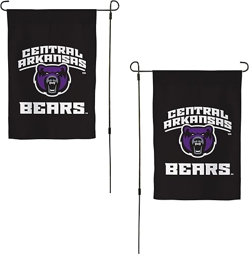 Desert Cactus Bandera de jardín de la Universidad de Arkansas Central UCA Bears Banner 100% poliéster (diseño B)