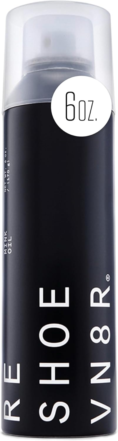 RESHOEVN8R Aceite de Visón en Spray para Limpieza de Zapatos, 6 Oz