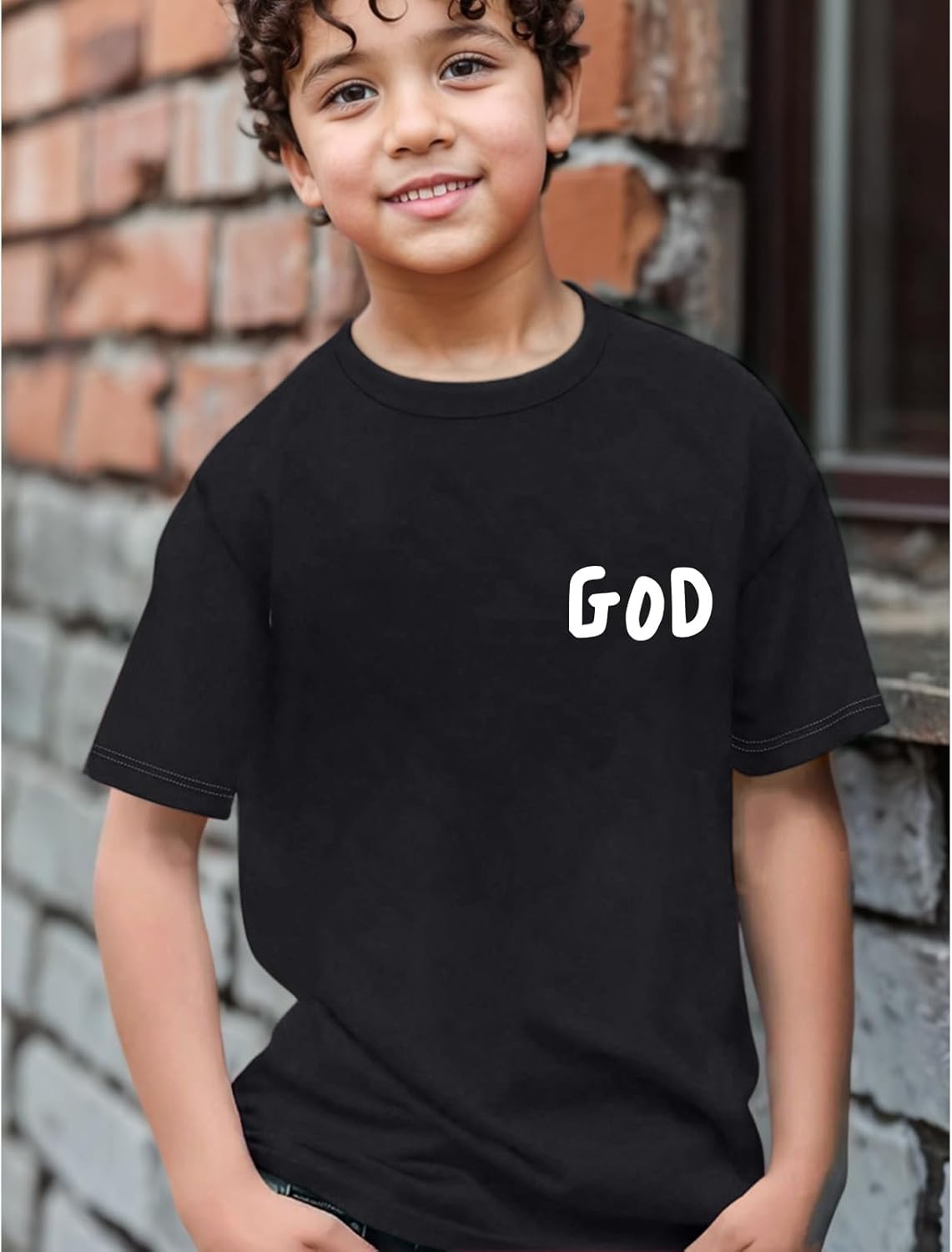 Christian Tshirts for Kids Boys God Jesus Shirt Inspirational Faith T Shirts Religious Bible Verse Graphic Tees Tops - Image 4