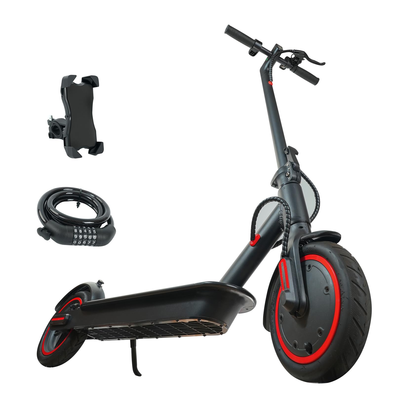 8,5'' Luftreifen E-Scooter mit APP, Doppelbremsen Und Kinetische EnergierüCkgewinnungssystem, Bis Zu 30km Reichweite & 120Kg Traglast, mit StraßEnzulassung