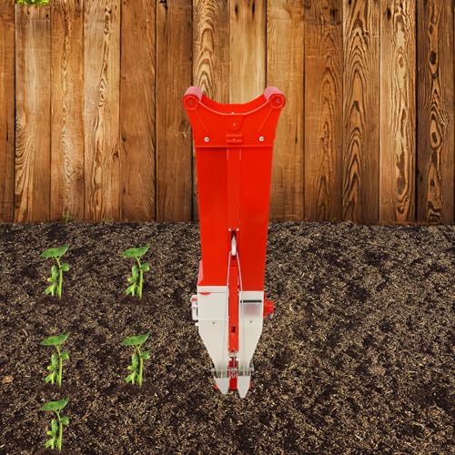 Sembradora manual de jardín ajustable con 5 moldes miniatura 3
