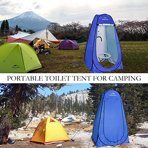 Your Choice Pop Up Privacy Shower Tent - Portable Changing Tent for Camping, Beach & Hiking - 6.2FT Lightweight with Carry Bag, Quick Setup & Full Coverage - Blue