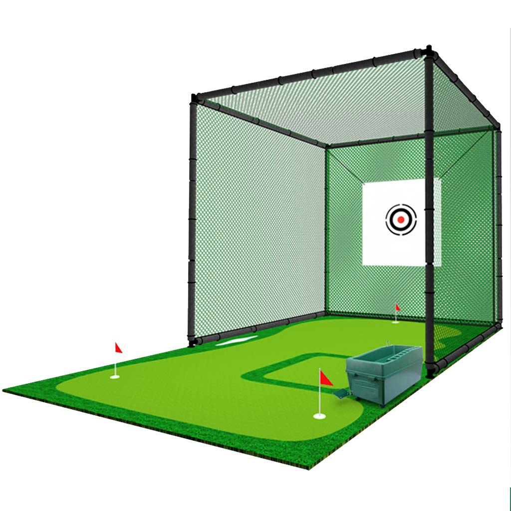 LTINN Portable Golf Hitting Net– Professional Freestanding Outdoor High Impact Hitting Net - Home Driving Range Outdoor/Indoor/Garden/Backyard Foldable