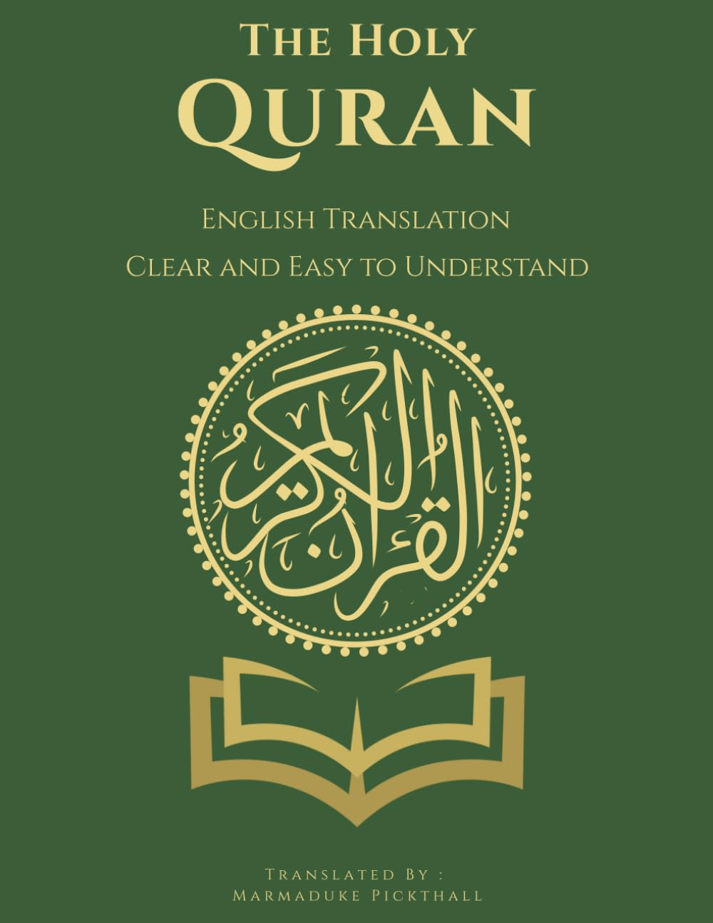 The Holy Quran: Translation of The Noble Qur'an | Green Cover | English Edition