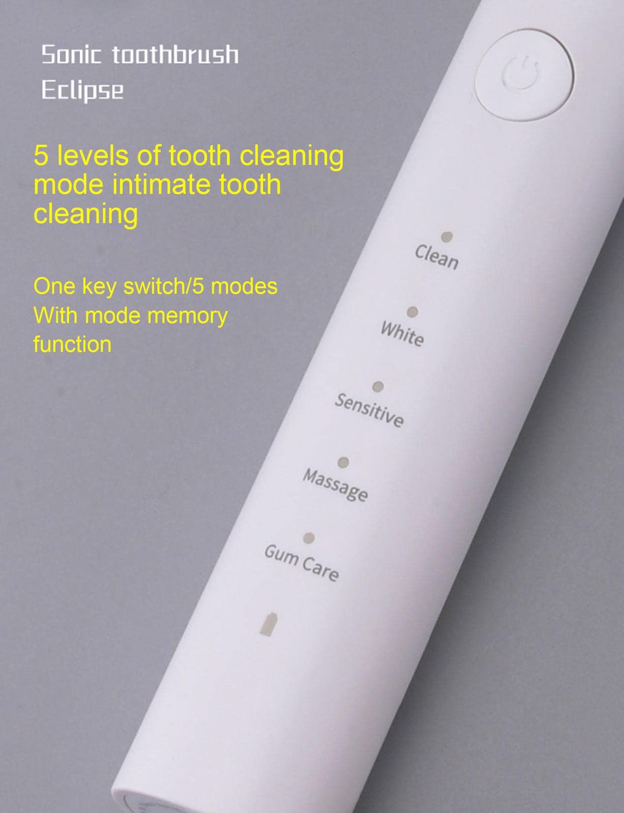 Spazzolini da Denti elettrici - Spazzolino da Denti Elettrico per Adulti e Bambini, American Dental Association accettato, Sonic da Viaggio Ricaricabile,A