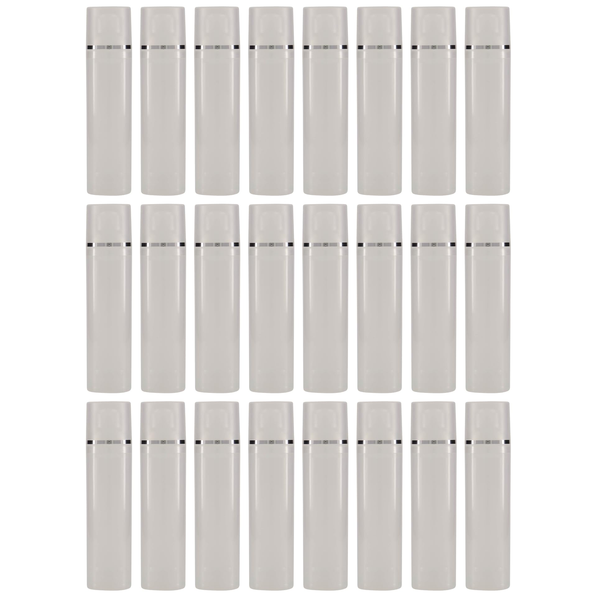 Dozownik Airless Mezzo 75 ml z tworzywa sztucznego PP w zestawie 24 szt. do kremów i delikatnych formuł