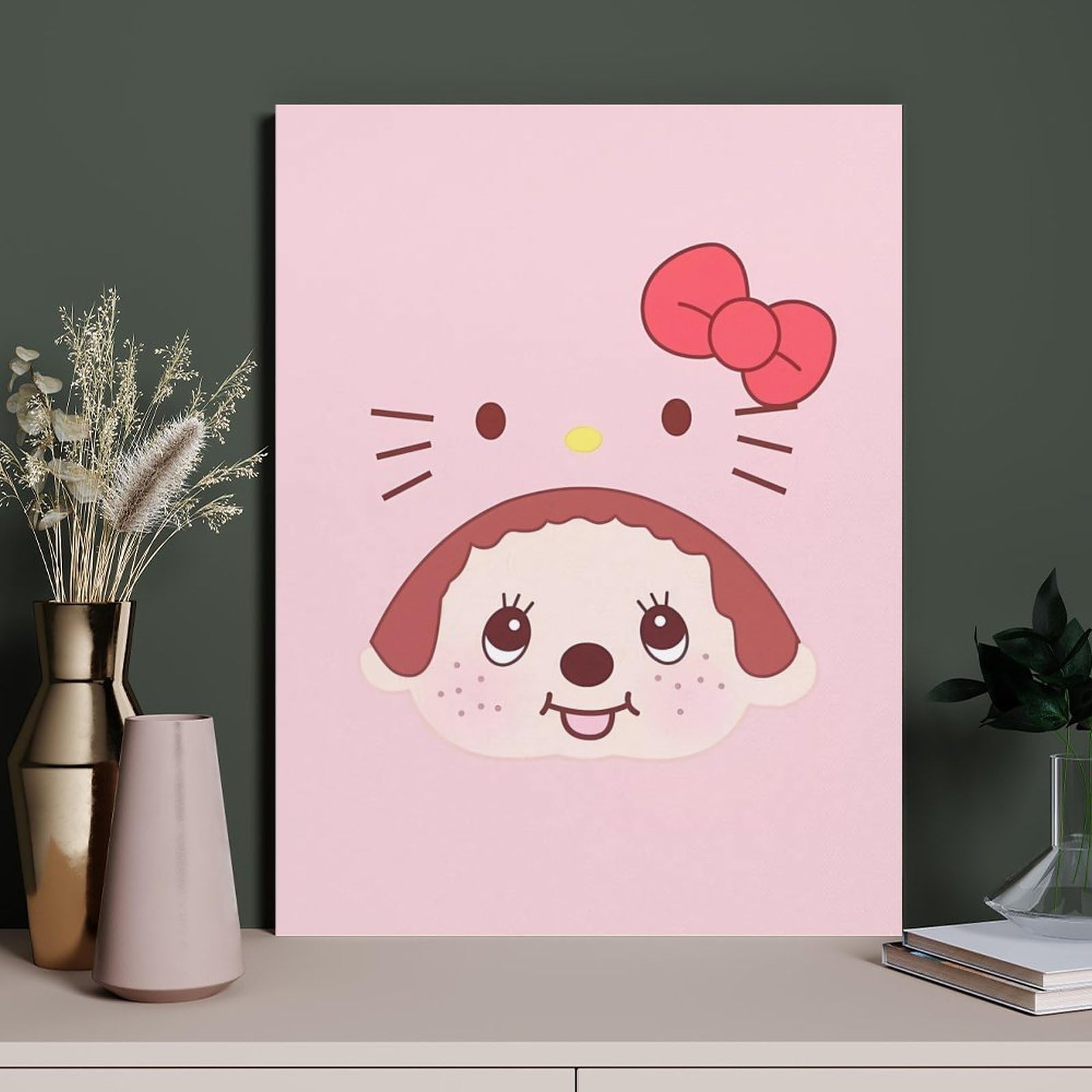 Amazon.co.jp: モンチッチ キャンバス絵画 アートパネル アート