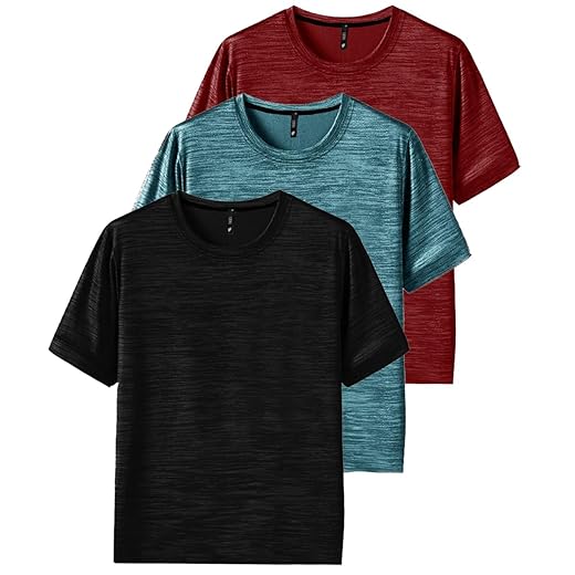Kit 3 Camisetas Masculinas Dry Fit para Treino, Academia, Plus Size