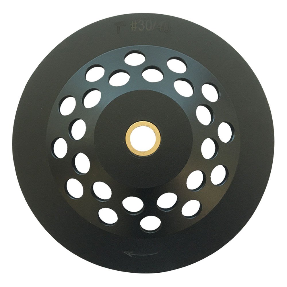 7' High Perforance Diaond Grinding Wheels For Aggressive Concrete Paint Epoxy Mastic Coating Removal 18 20 Grit S Segments 5 8 11 Arbor 1997407312