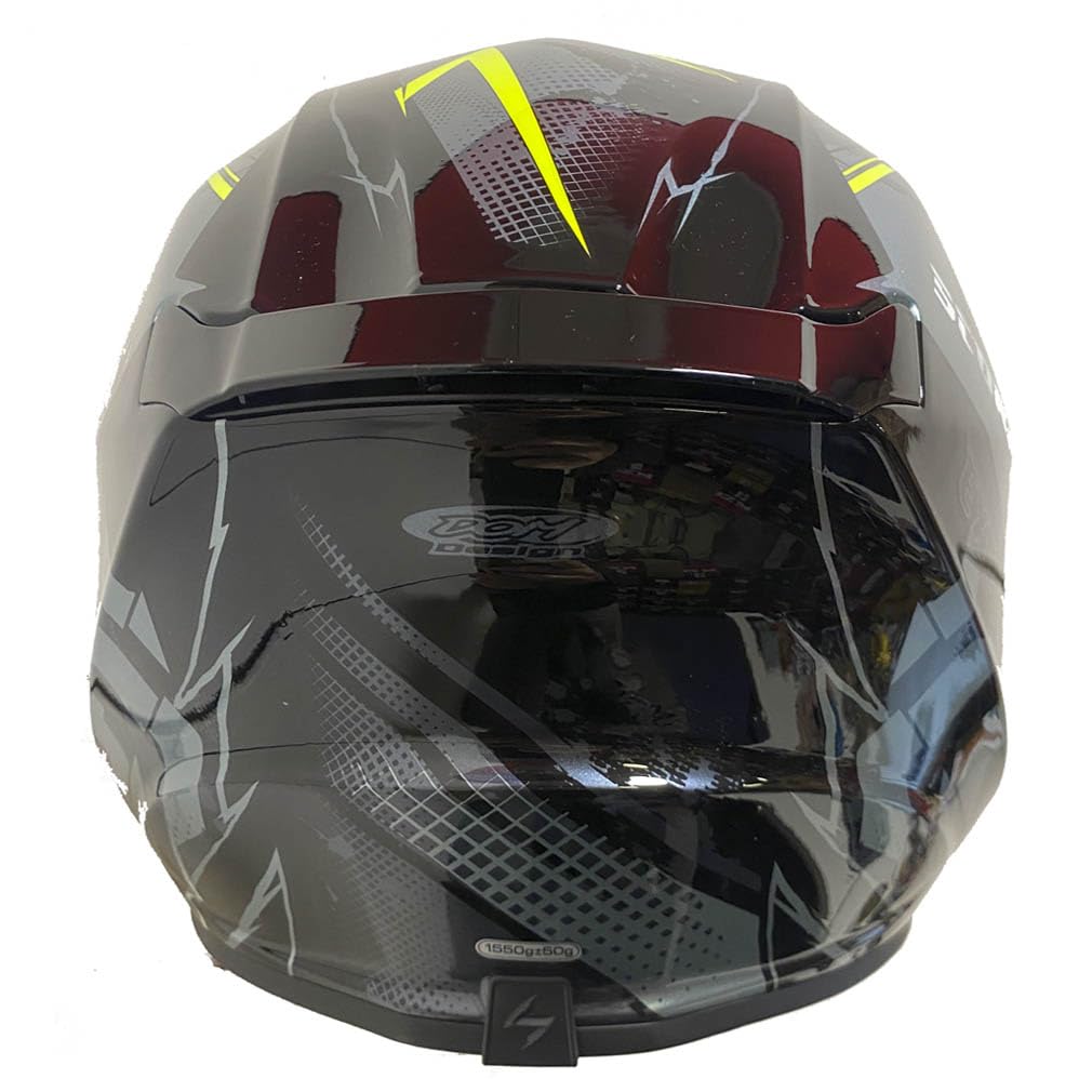 Scorpion Exo-391 Clutter Amarillo | Casco de Moto Integral Unisex Hombre y Mujer Homologado ECE 22.06