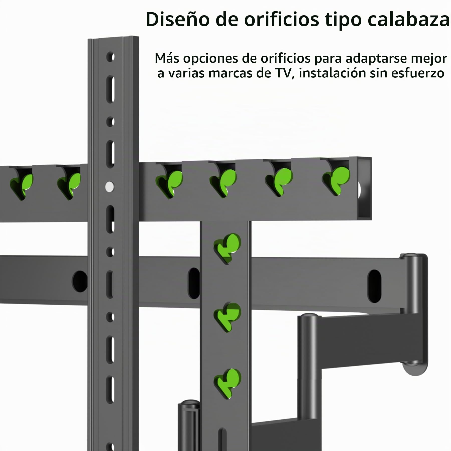 Ultra Delgado hasta 27 milímetros Soporte TV Pared 55-120 Pulgadas, Brazo Televisores Soporta hasta 90 kg Delgado y Elegante para Empotrar DY1020