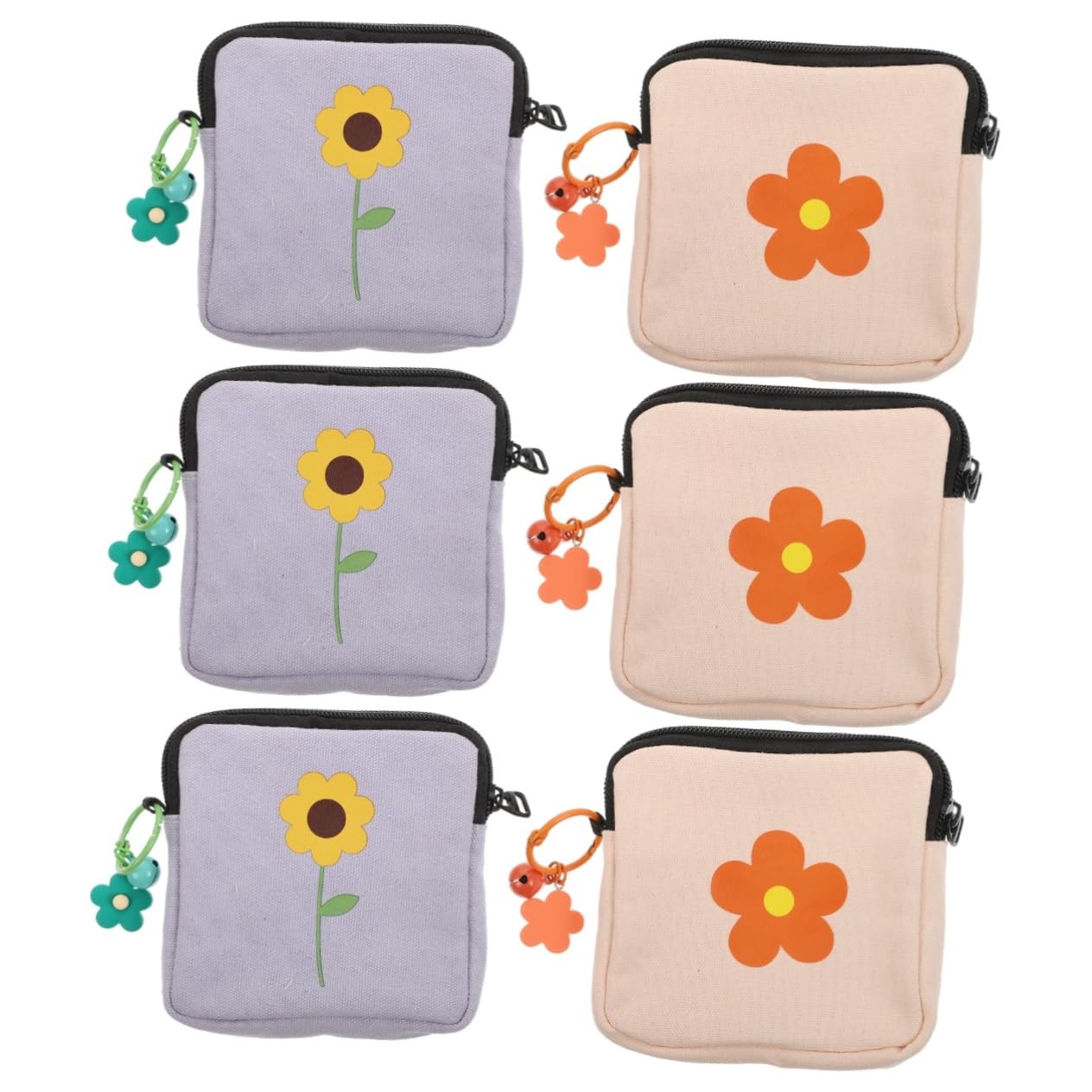 3 Series Bolsas para Guardar Toallas Sanitarias Compresas Artículos De Tocador Bolsas Sanitarias para Productos Femeninos Neceser para La Menstruación Bolsa 2 Piezas x 3