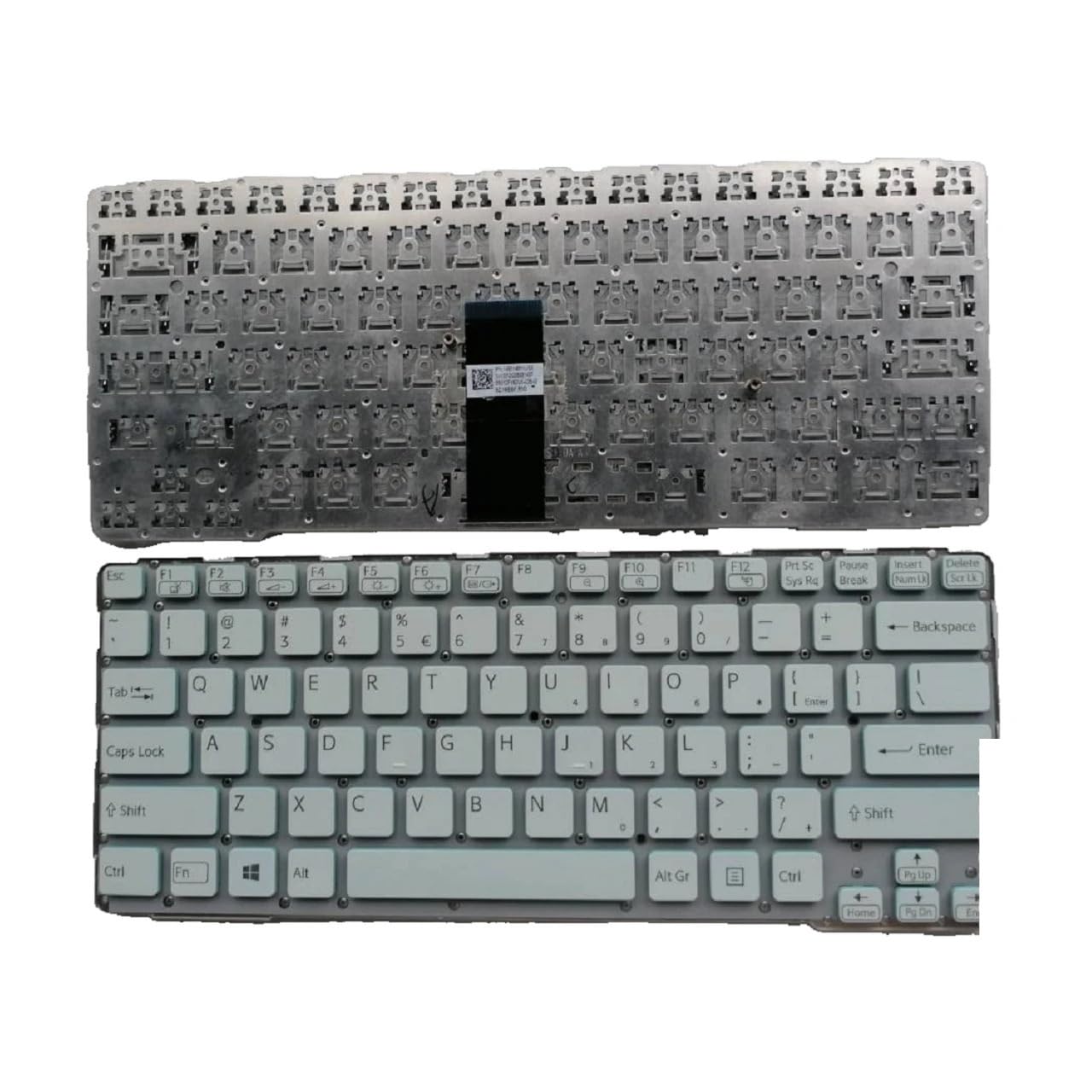 Clavier Sony VAIO SVE14 SVE14A blanc US sans rétroéclairage facile à installer pour remplacement