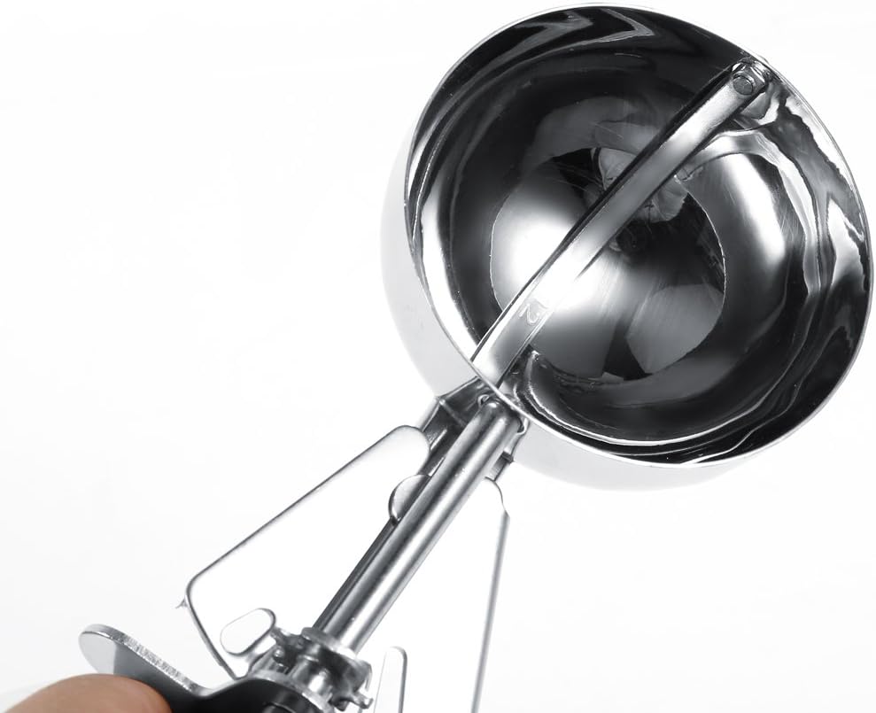 Kitchen ice ball spoon, stainless steel fruit cake dessert ice cream scoop - Image 5