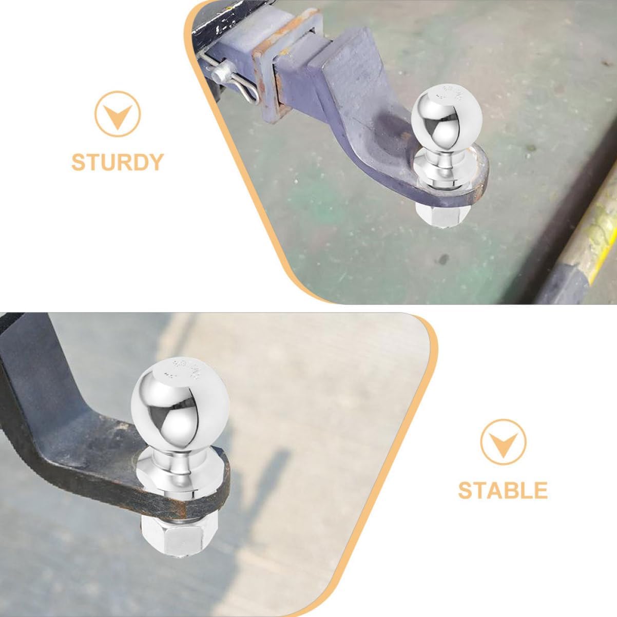 Trailer Hitch Ball Sturdy Rv Hitch Ball Fine Threads for Secure Towing
